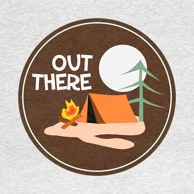 Out There Camping Graphic by MountainFlower